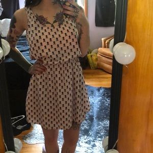 Light pink skull and crossbones dress